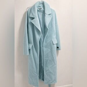 Missguided Light Blue Trench Coat